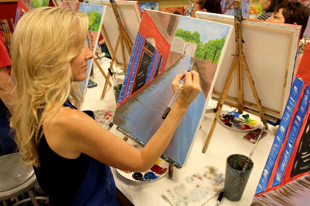 Painting with a Twist Is Fun for a Party, Date Night, or Team-Building Event | Sherri Tilley